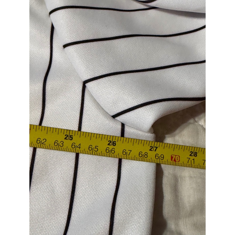 Majestic Chicago white Sox Jersey Mens XL Konerko 2005 World Series Pinstripe - Picture 13 of 15
